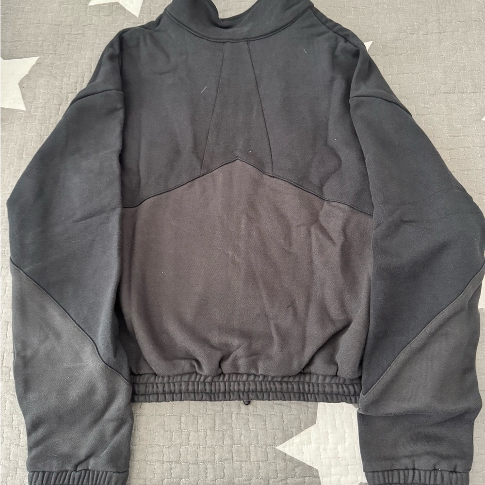 Brand New Zip Up Flight Jacket in washed Black in size Medium with Tags. - Picture 3 of 7